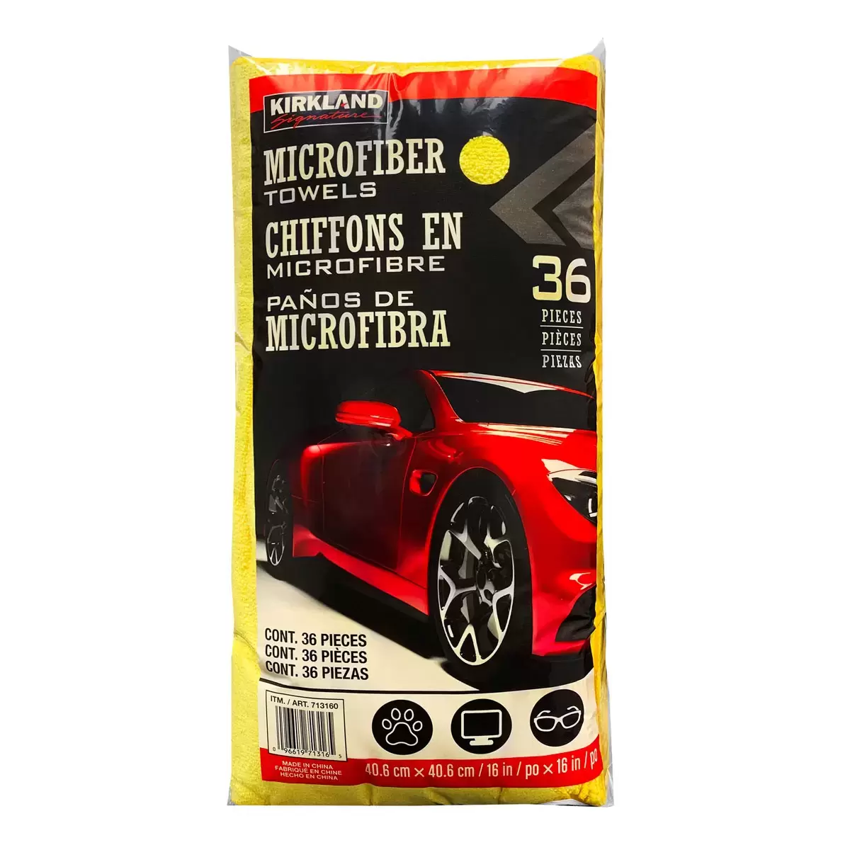 Kirkland Signature Microfiber Towels 36 Pack