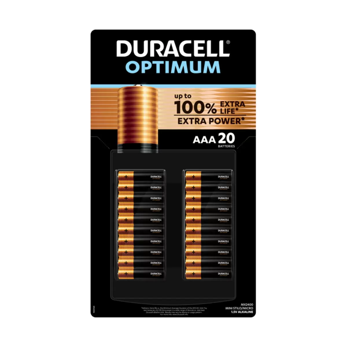 Duracell Optimum AA/AAA Batteries 20 Pack